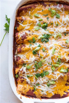 Pork Carnitas Enchiladas